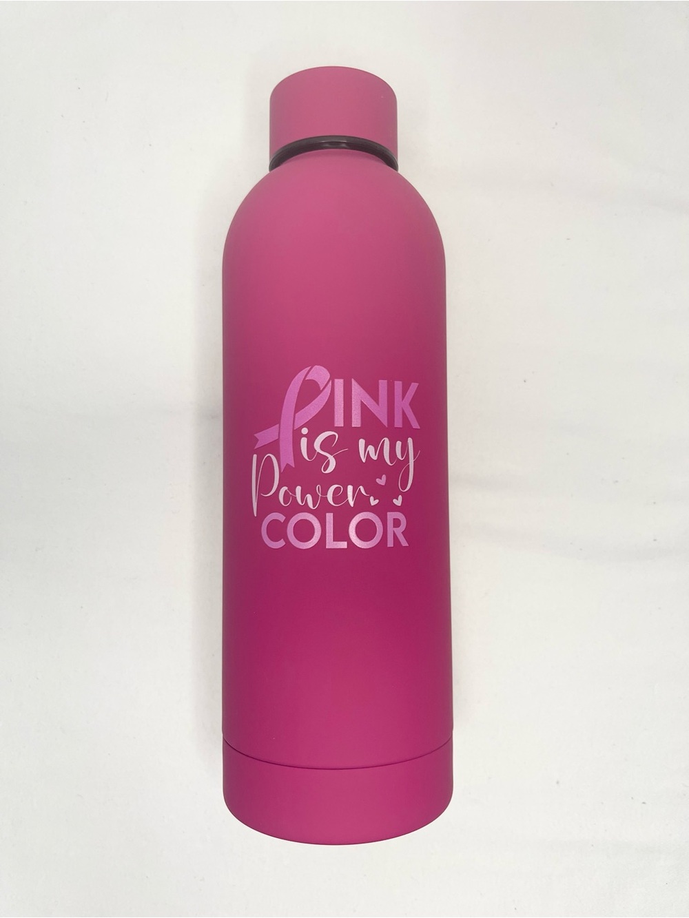 Pink is my Power Color Water Bottle